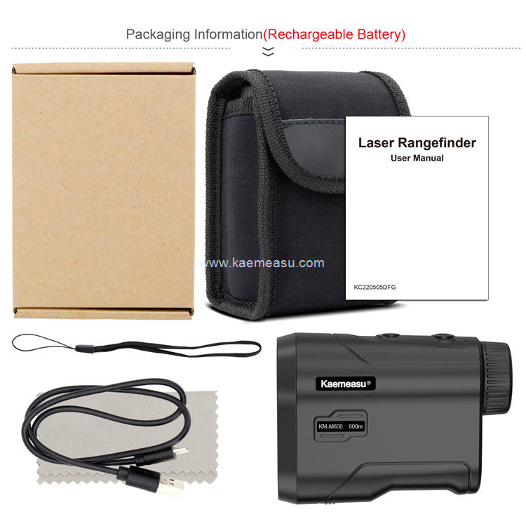 Kaemeasu Caça Range Finder Slope Scope Laser Distance Meter Telescópio Múltiplos modos Laser Rangefinders M800