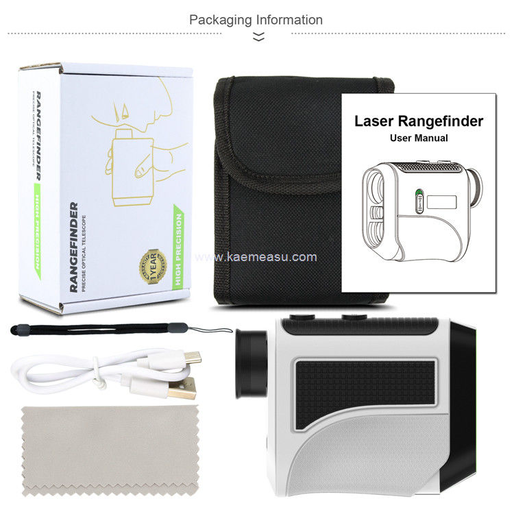 Kaemeasu USB Carregamento Golf Rangefinder Alta precisão Telescópio Óptico LCD Display Laser Rangefinder F1000