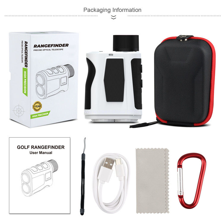 Kaemeasu 1000m Laser Rangefinder Recarregável LCD Display Golf Rangefinder Com Adsorção Magnética H1000H