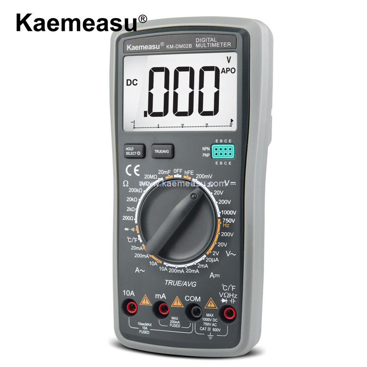 Kaemeasu 02B OEM ODM Mulímetros Elétricos True RMS Tester de Resistência de Capacidade de Corrente de Voltagem