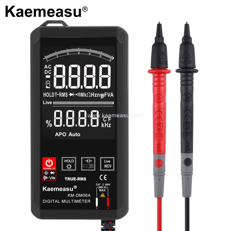 Kaemeasu EBTN Display Touch Screen Multiméter Digital 6000 Contas Multimetro Detector de Voltagem