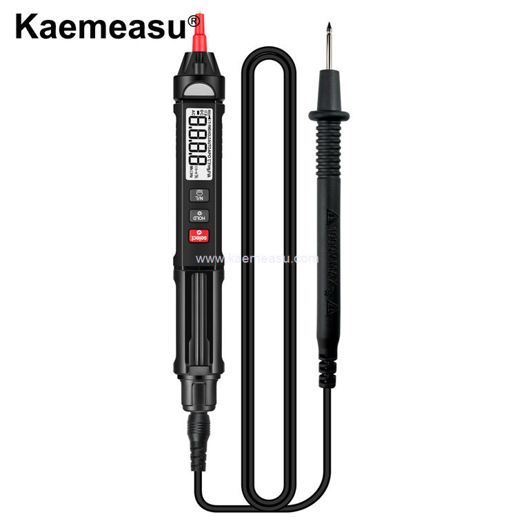 Kaemeasu 07A Exibição LCD Multiméter Tipo de caneta Teste de tensão Anti-queimadura