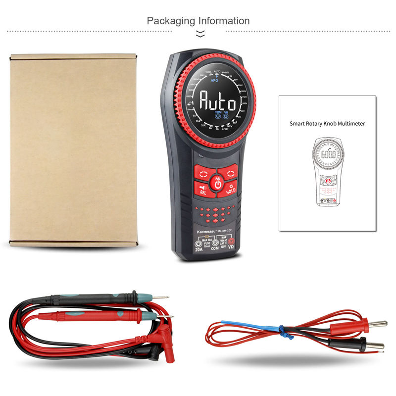 Kaemeasu 10C Auto Range Multimetro Smart Digita Voltage Meters NCV TRMS Diodo Teste Teste de Resistência de Corrente