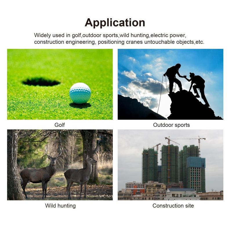 golf laser telemetro esportes ao ar livre caça telemetro portátil laser telescópio medidor de distância