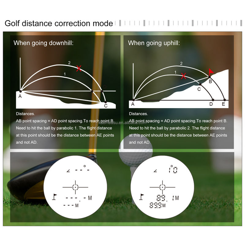 Kaemeasu Portátil recarregável OEM Hunting Golf Laser Rangefinder Com Adsorção Magnética 450M/600M/800M/1000M