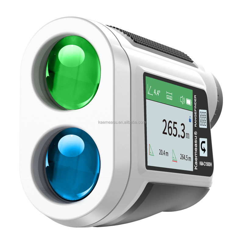OEM 6x Rangefinder Laser Mounted Range Finder Golf Laser Range Finder Bateria de lítio Touch Type recarregável tela colorida IP54