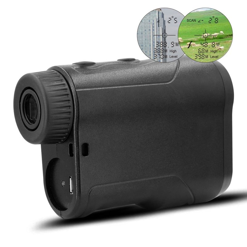 OEM Boa Qualidade Laser Rangefinder recarregável 450 Meter Laser Digital Rangefinder caça/golfe/desporto/engenheiro