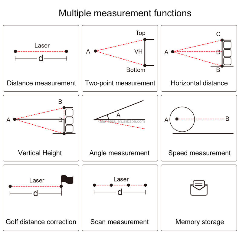 OEM Boa Qualidade Laser Rangefinder recarregável 450 Meter Laser Digital Rangefinder caça/golfe/desporto/engenheiro