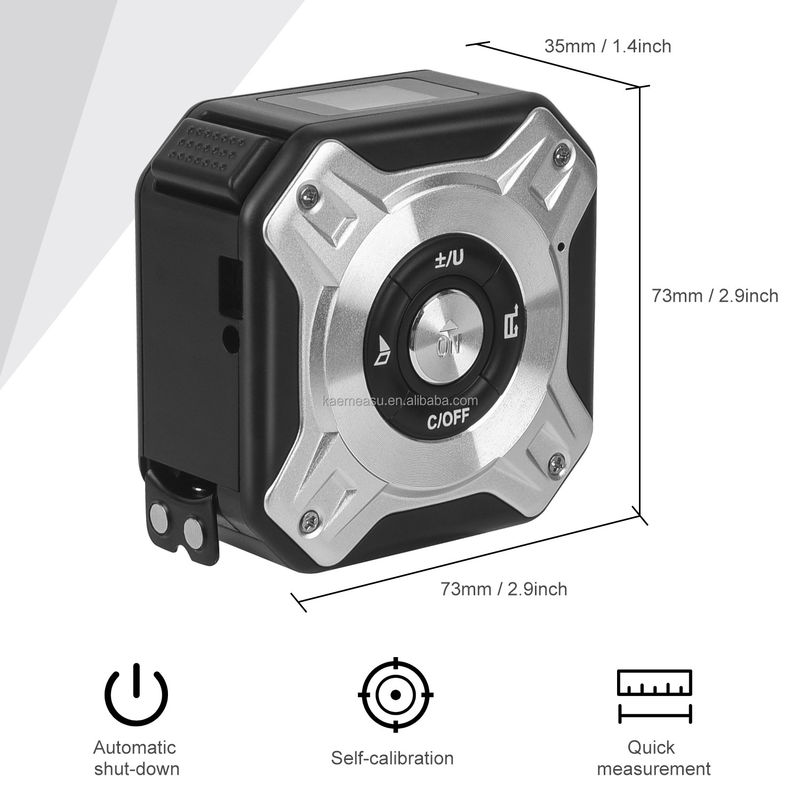 Banda de carregamento USB multifunção Medidor de comprimento de onda Medidor de comprimento de onda Ruler eletrônico Instrumento de medição de infravermelho OEM Laser Distance Meter