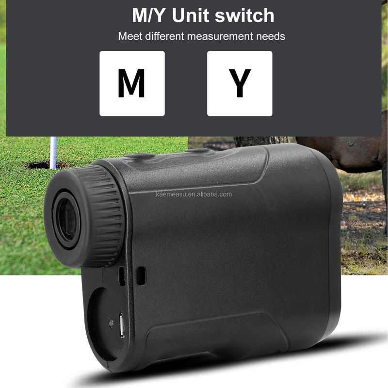Telescópio Laser Rangefinder Portátil USB Carregamento Laser Distância Meter Monocular Golf Caça Rangefinder 600M/656Yd