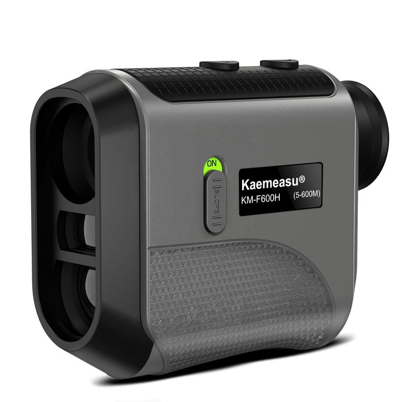 Mini telemetro a laser Telescópio Medidor de distância a laser portátil Laser digital com inclinação cinza