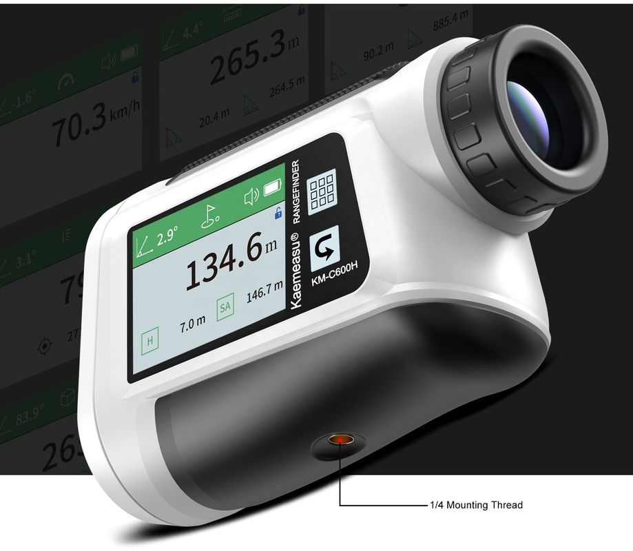 Mini Laser Rangefinder portátil Ferramenta de medição de visão Medidor de distância a laser com LCD Smart Touch Screen