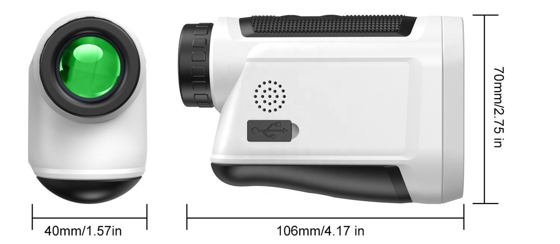 Mini Laser Rangefinder portátil Ferramenta de medição de visão Medidor de distância a laser com LCD Smart Touch Screen