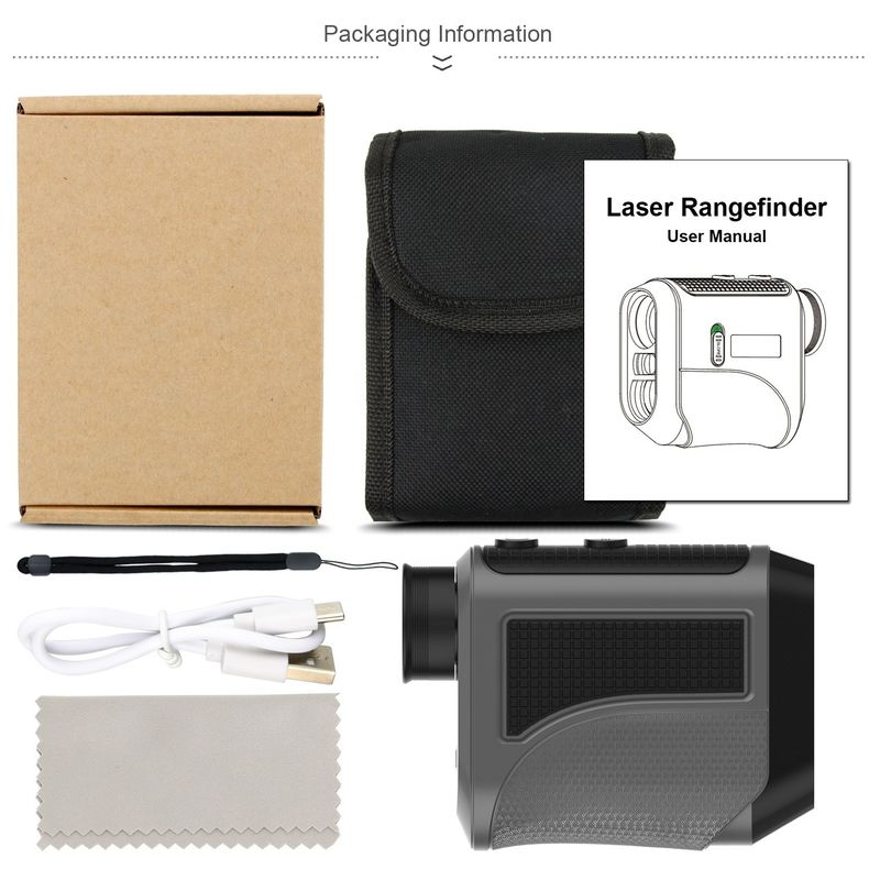 1000m Long Distance Meter Golf Laser Rangefinder com alta precisão e suporte personalizado