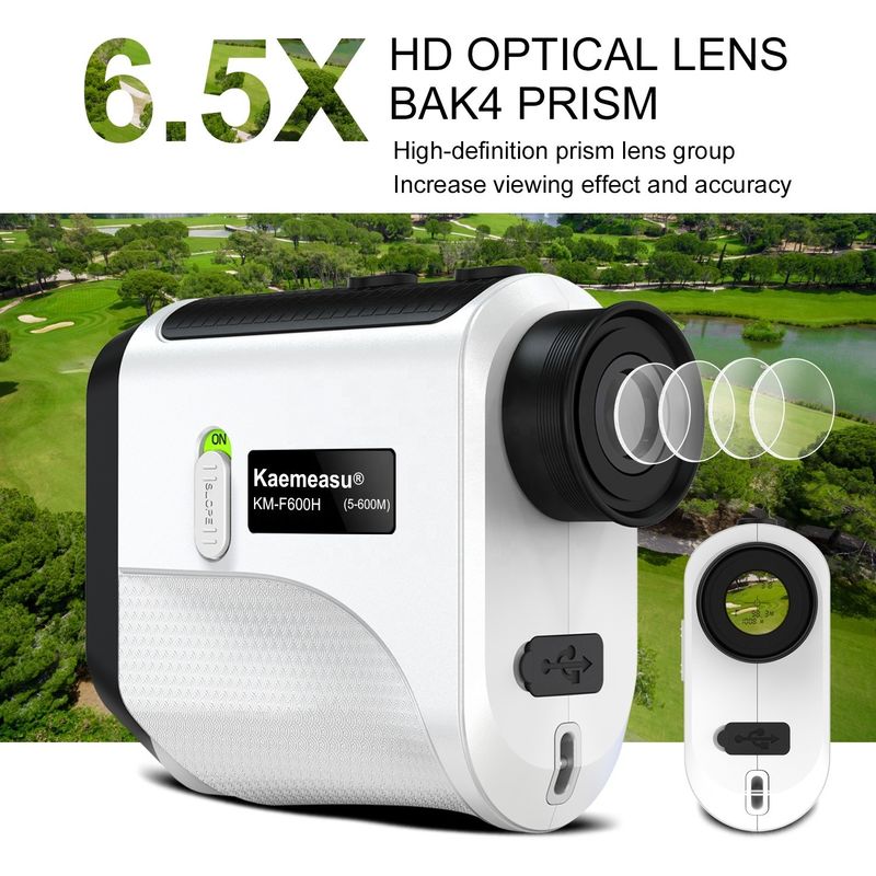 Telescópio Desportivo ao ar livre Golf Rangefinder com Atração Magnética e 905nm Laser Wavelength