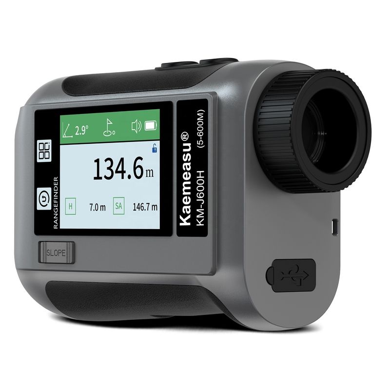 OEM/ODM Voz inteligente Golf medidores de distância a laser com ecrã LCD telescópio esportivo ao ar livre 1200m