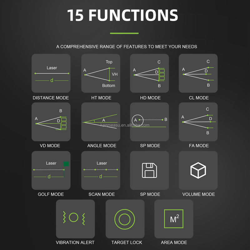 OEM/ODM Golf Mode Sport Telescópio Touch Screen Voz Inteligente Golf Laser Telemóveis Telescópio