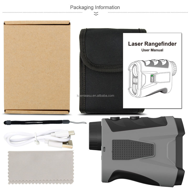 2024 Novo Golf Ranhómetros Instrumentos ópticos Desporto ao ar livre Caça Tiro Aves Telescópio Golf Laser Range Finder