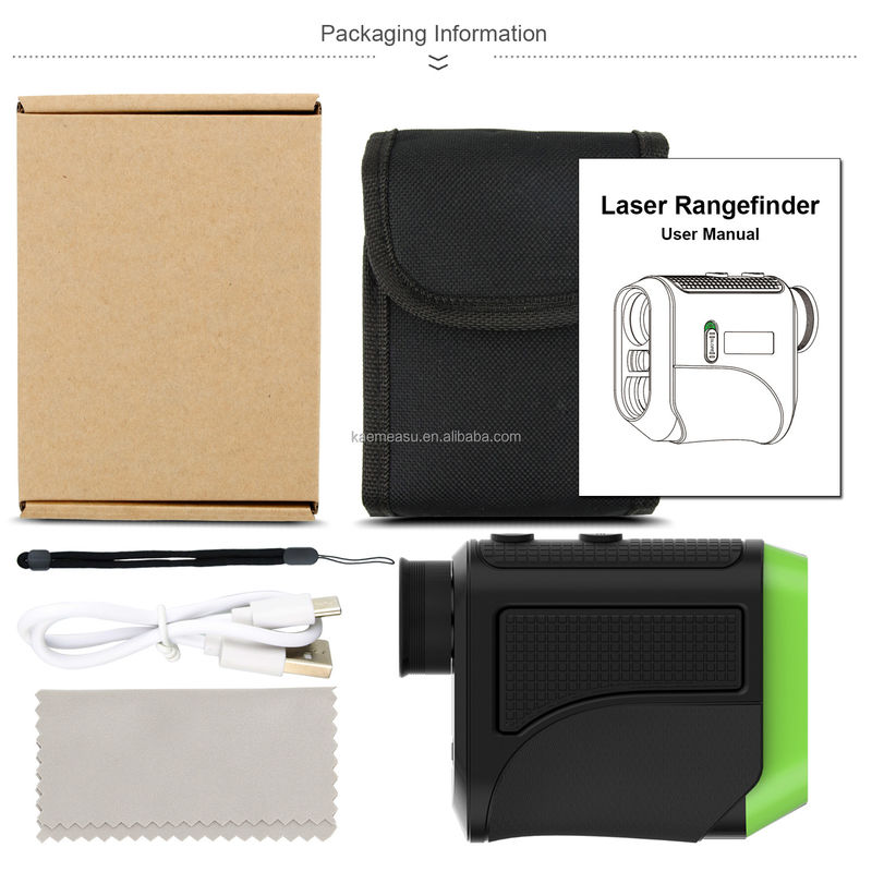 Oem Rangefinder Slope Scope Laser Distance Meter Telescópio Múltiplos modos para caça Rangefinder Laser Golf Laser Rangefinder