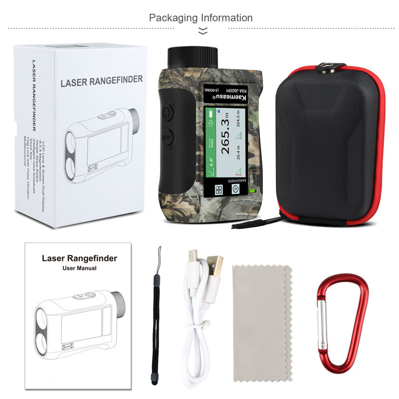 1500m CUSTOMIZE Golf Laser Rangefinder Telescópio Esporte ao ar livre Laser Distância Meter Cazamento Rangefinder