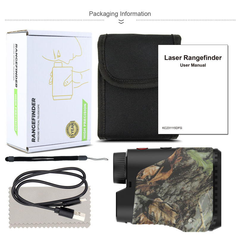 1500m CUSTOMIZE Golf Laser Rangefinder Telescópio Esporte ao ar livre Laser Distância Meter Cazamento Rangefinder