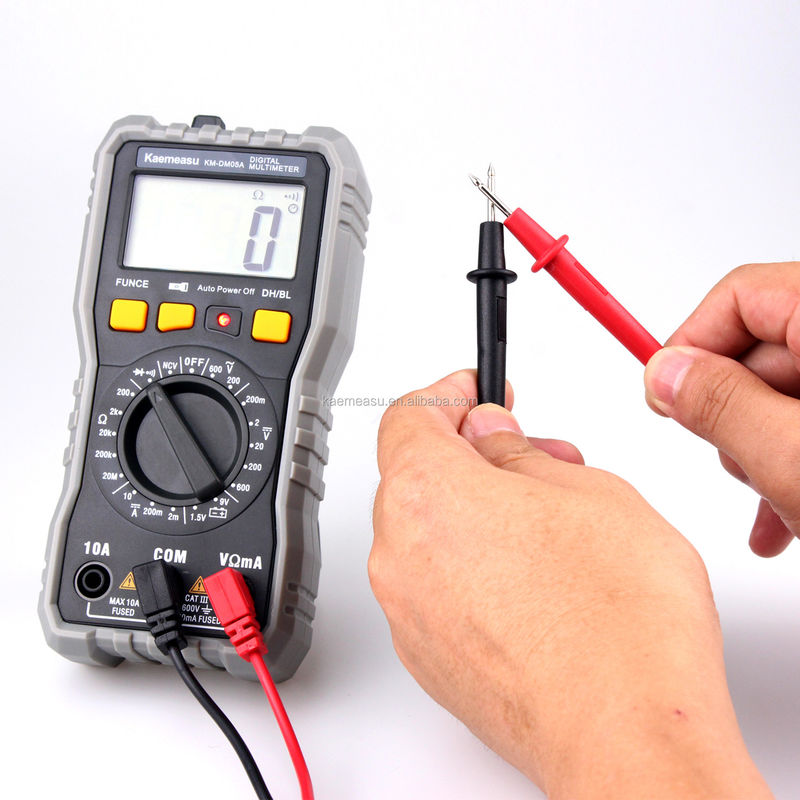 Eletricista profissional Multimetros digitais Voltagem Resistência de corrente Diodo banco de teste Multitester