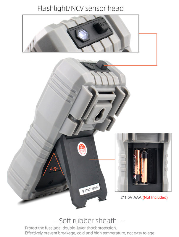 Mini Portátil Automóvel Range Multitester 6000 Conta NCV Eletrônico Digital Mulímetros Inteligentes Perfeito para Profissionais
