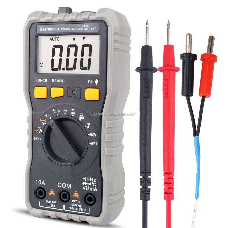 Mini Multi Tester Portátil Voltagem Resistência de Corrente NCV Multiméter Digital Elétrico Inteligente com Indicador de Baixa Bateria