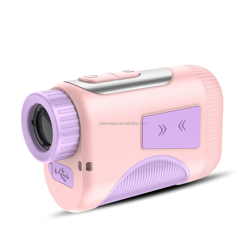 600m Mini Golf telemetros Mulheres Crianças Desporto ao ar livre Laser Range Finder Disparar Telescópio de caça Golf laser telemetros