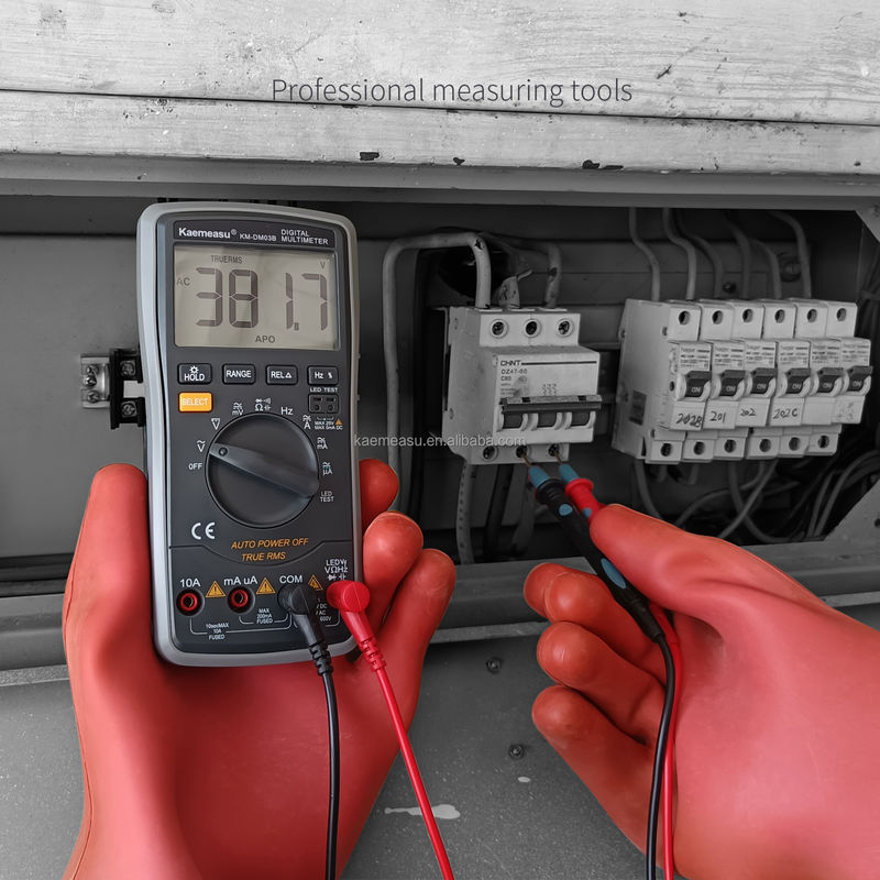 03B Mulímetros digitais profissionais DC AC Voltagem Resistência actual Verdadeiro RMS Diodo LED Teste Automático alcance Universal Meter