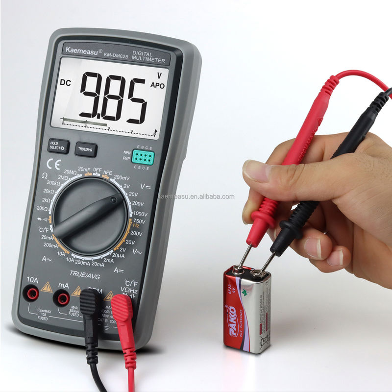 OEM ODM Mulímetros Elétricos T-RMS Teste de Resistência de Voltagem, Corrente e Capacitação Teste Digital Multimétrico Inteligente