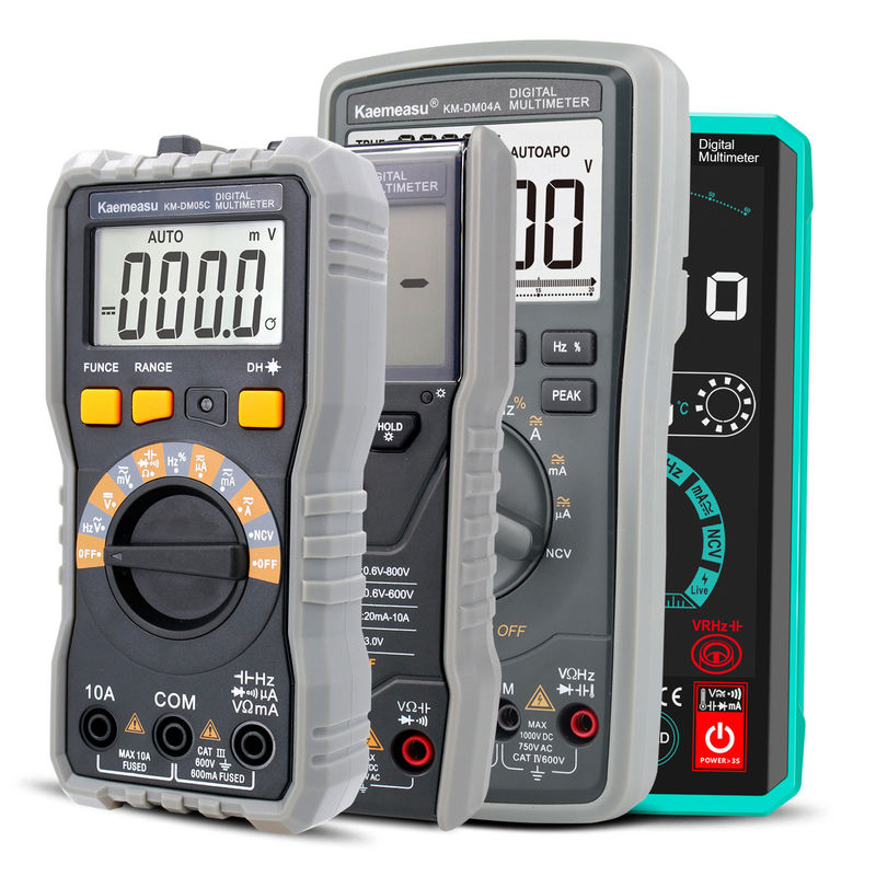 OEM ODM Smart Multimeter 6000 Contas Eletrônico Banco Multimetro Mini portátil Ture RMS Square Wave Output Multimetros digitais