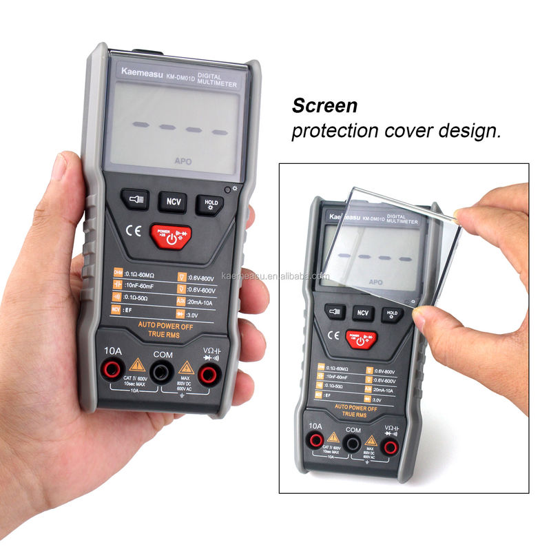 OEM ODM Smart Multimeter 6000 Contas Eletrônico Banco Multimetro Mini portátil Ture RMS Square Wave Output Multimetros digitais