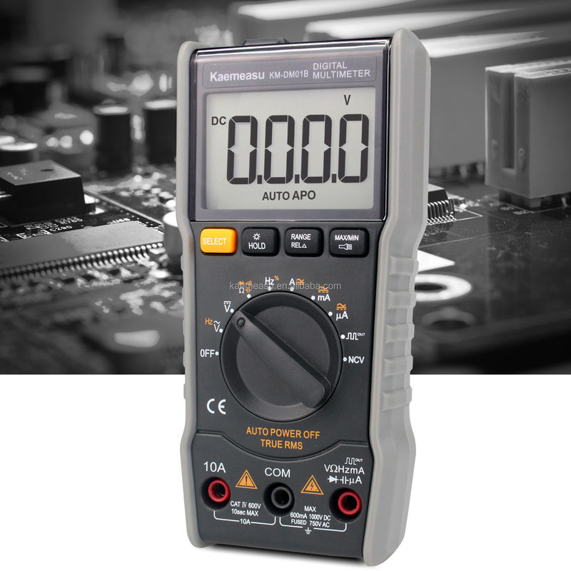 01B Multitester elétrico Medidor de tensão e corrente Multiméter industrial Mini portátil Multimetros de automóveis digitais inteligentes