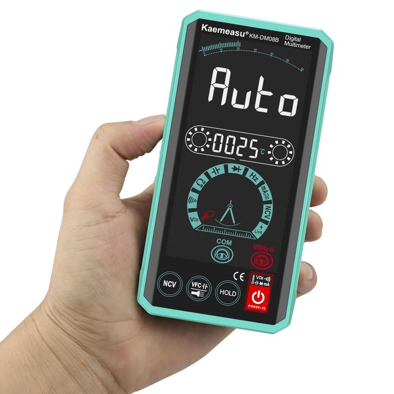 Gráfico multimetros inteligentes de câmara de voz Electrician Bench multimetros digitais automáticos touch screen multimetros inteligentes
