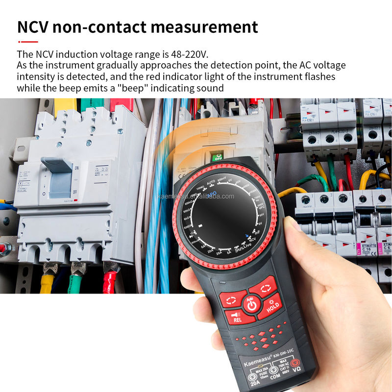 Auto Range Voltage Meter NCV TRMS Diodo Teste Resistência de Corrente Tester Apertador Métricos Multimetro Multimetros digitais inteligentes