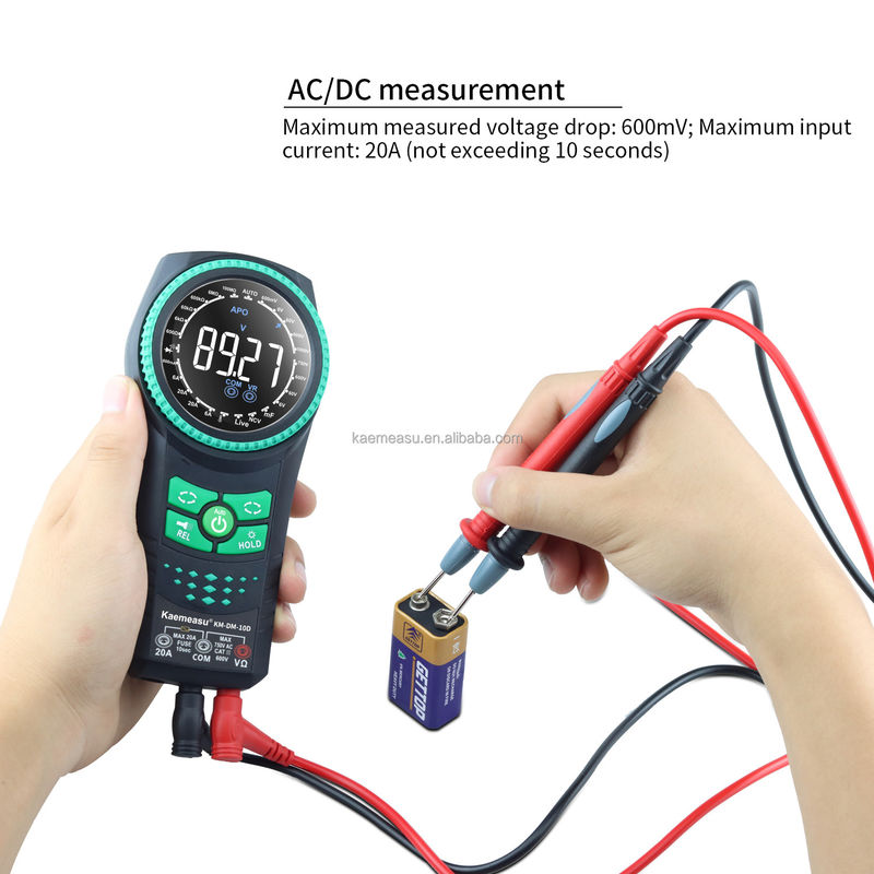 Auto Range Voltage Meter NCV TRMS Diodo Teste Resistência de Corrente Tester Apertador Métricos Multimetro Multimetros digitais inteligentes