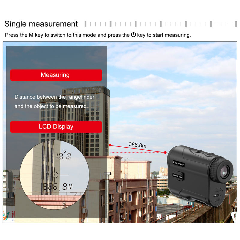 OEM Laser Digital Rangefinder Mini Long Distance Magnético Golf Range Finder Laser Meter Telescópio de Caça Rangefinder