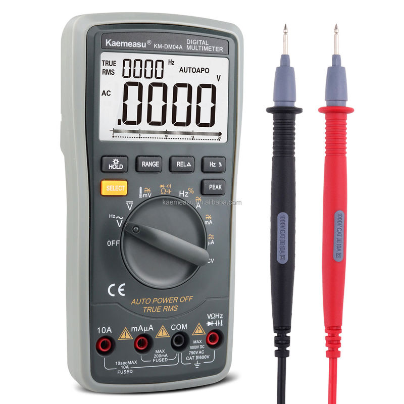 04A Clamp Meter AC DC Digital Voltmeter Diodo Contínuidade Teste de Voltagem Meter Multimetro Multimetros digitais inteligentes