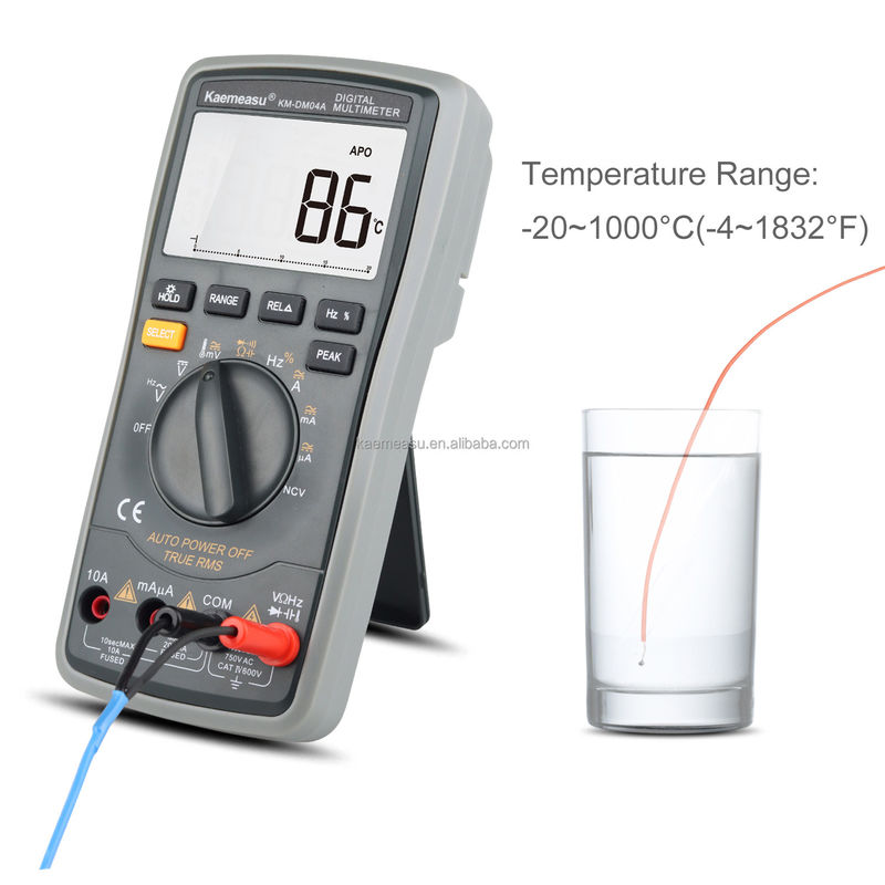 04A Clamp Meter AC DC Digital Voltmeter Diodo Contínuidade Teste de Voltagem Meter Multimetro Multimetros digitais inteligentes