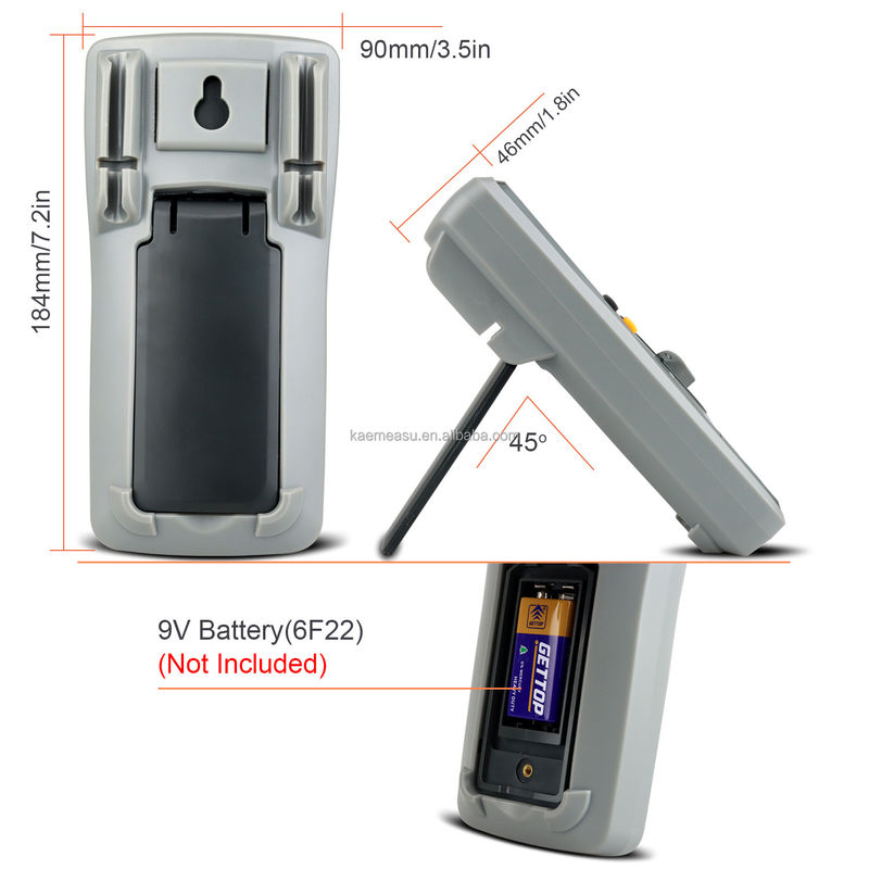 Eletricista Multitester de alcance automático 6000 Contas Multiméter analógico T-RMS Diodo Teste de continuidade Buzzer Multimetros digitais