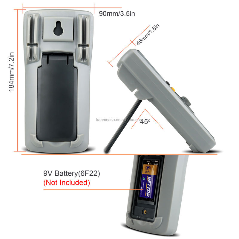 Eletricista Multitester de alcance automático 6000 Contas Multiméter analógico T-RMS Diodo Teste de continuidade Buzzer Multimetros digitais