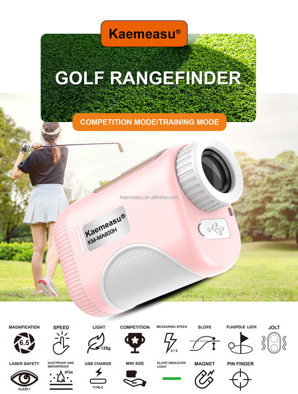 1000m Laser Rangefinder Instrumentos ópticos Golf Rangefinder Rangefinder Laser Distância Meter Instrumento de teste Telescópio