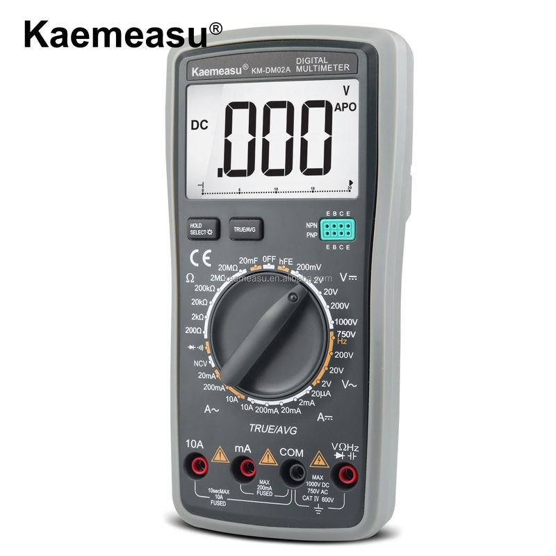 1000V Métricos de tensão Multimetro Eletrônico Profissional Dattery Métricos de tensão Teste de resistência Smart Digital Multimeter