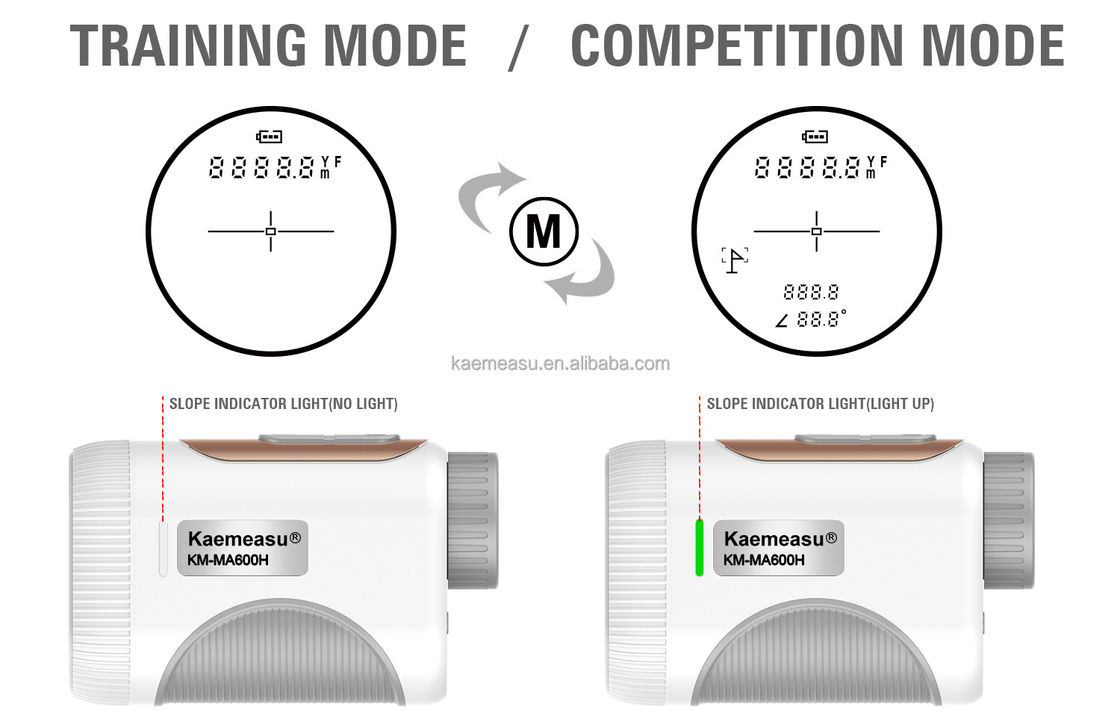 1200m OEM Golf Range Finder Slope Scope Laser Distance Meter Telescópio Golf Laser Rangefinders