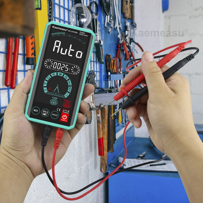 Multimetros inteligentes de interação entre humanos e máquinas, com ecrã LCD a cores, testador de tensão, recarregável, multimetros digitais inteligentes