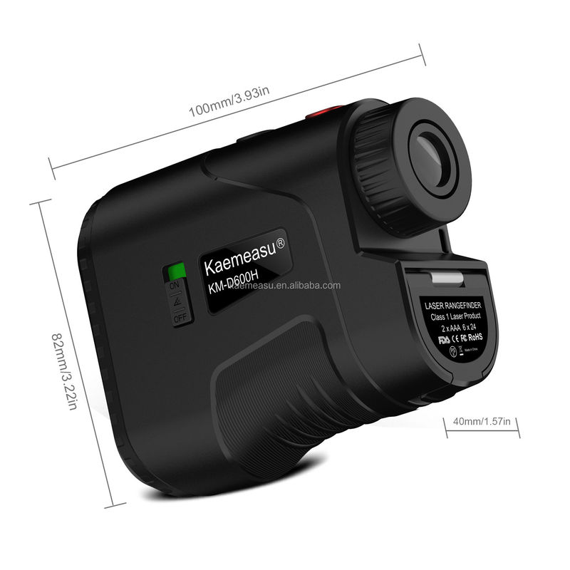 Medidor de distância digital a laser 500Yd para localização de distância de golfe e medição de distância duradoura