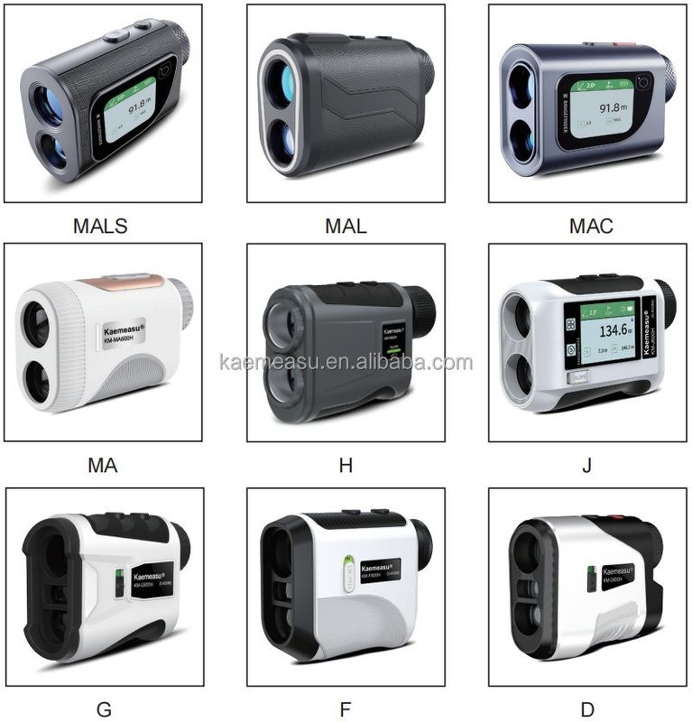 450m Laser Meter Golf Rangefinder Telescópica vista Óptica Laser Distância Meter Rangefinder Equipamento de teste Telescópio KACE