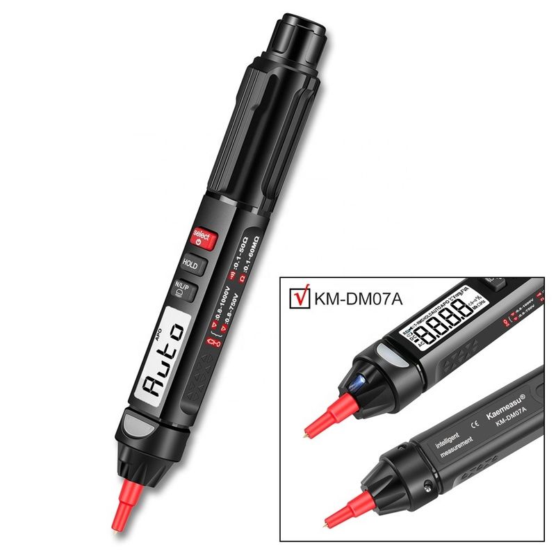 Estilo popular Mini Pen Multiméter Digital Com Teste Multimeter de Detecção de Voltagem Não-Contactável ao Vivo/NCV/Sequência