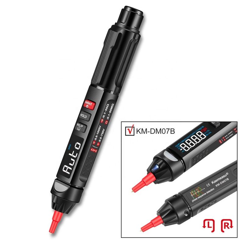 Fabrica de OEM Direct Pen Multiméter Digital Verdadeiro Rms Digital Meter Não Contato Detecção de Voltagem Multiméter Tester